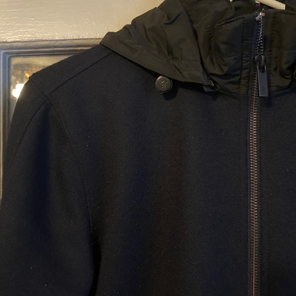 Mossimo Dutti Wool Hooded Bomber - Picture 3 of 5